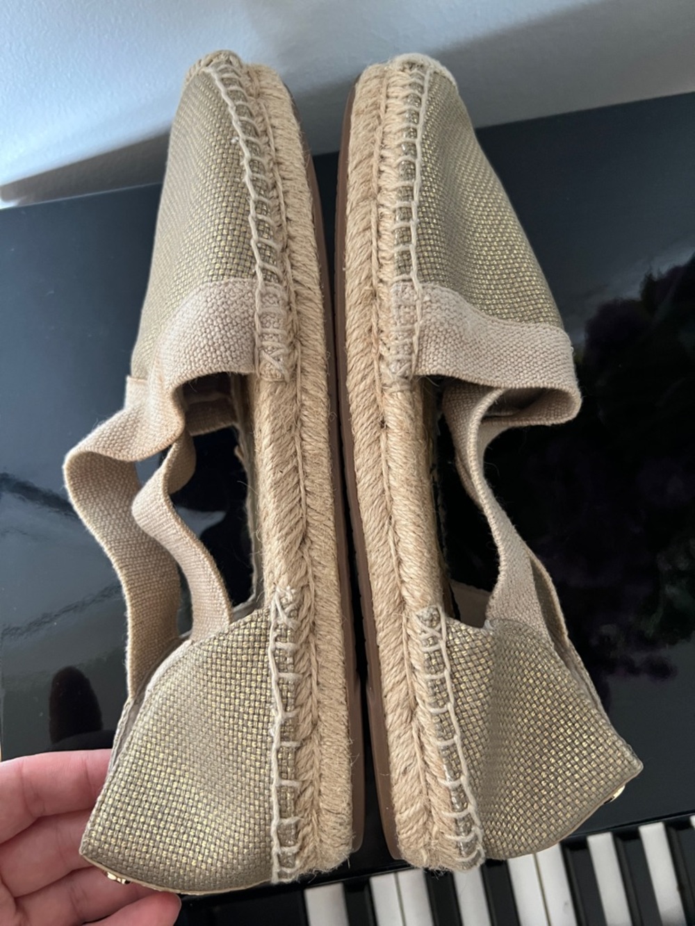 MICHAEL KORS Dana Espadrilles Size 8.5 - Picture 7 of 14